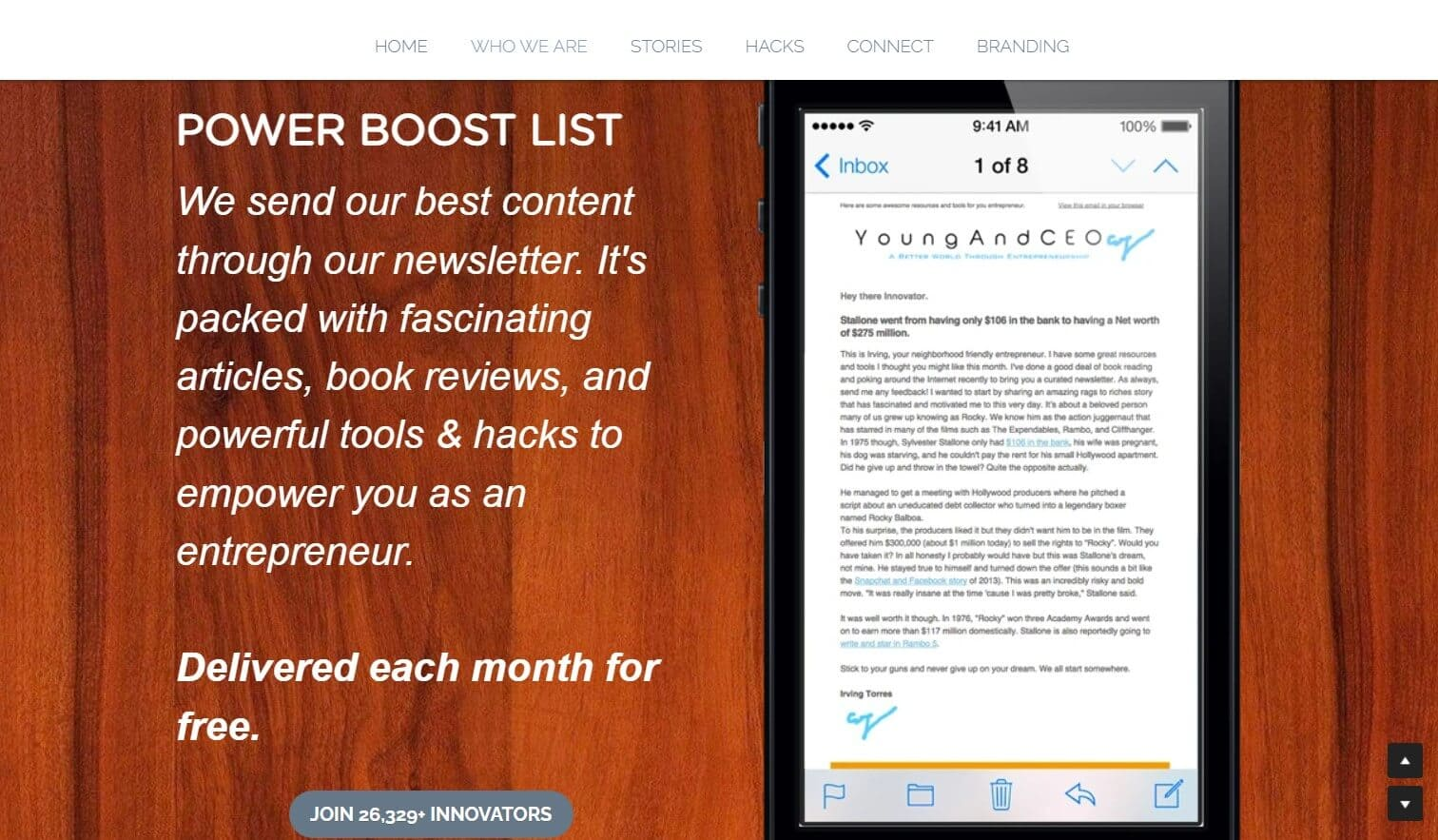 Young and CEO Young and CEO